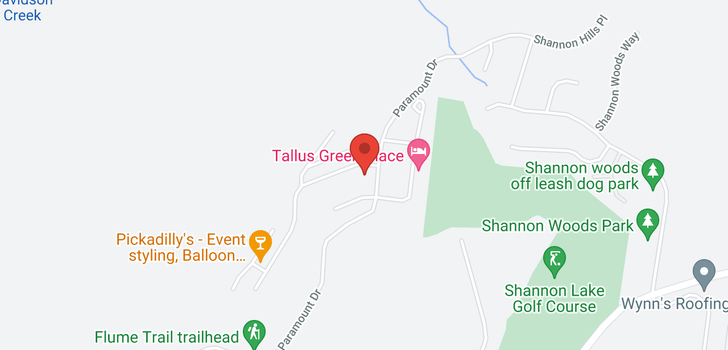 map of 2405 Tallus Heights Drive